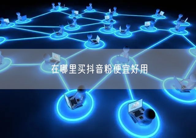 在哪里买抖音粉便宜好用