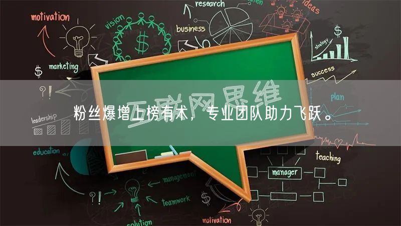 粉丝爆增上榜有术，专业团队助力飞跃。