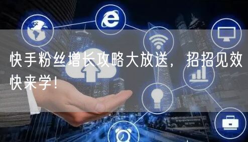 快手粉丝增长攻略大放送，招招见效快来学！