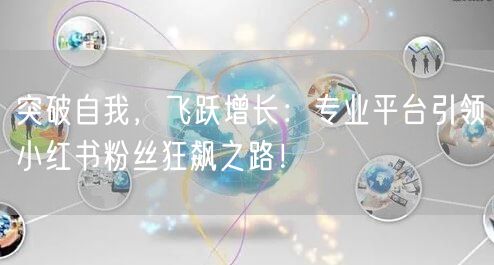 突破自我，飞跃增长：专业平台引领小红书粉丝狂飙之路！
