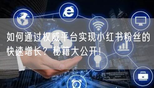 如何通过权威平台实现小红书粉丝的快速增长？秘籍大公开！