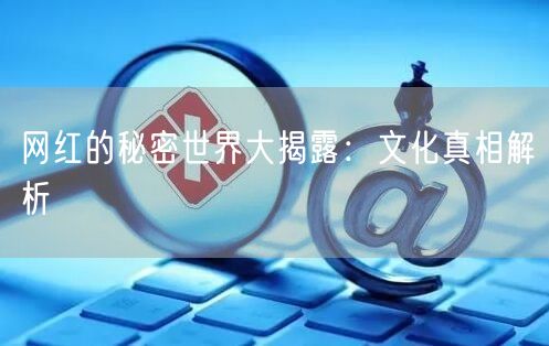 网红的秘密世界大揭露：文化真相解析