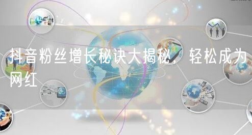 抖音粉丝增长秘诀大揭秘，轻松成为网红