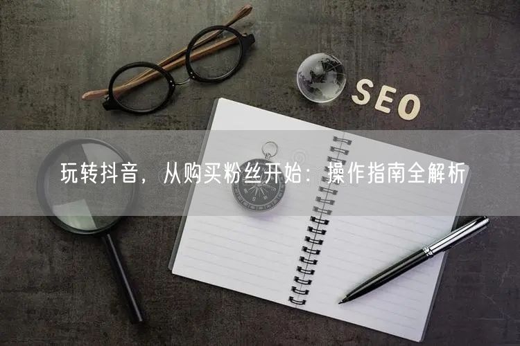 玩转抖音，从购买粉丝开始：操作指南全解析