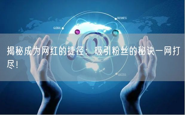 揭秘成为网红的捷径：吸引粉丝的秘诀一网打尽！