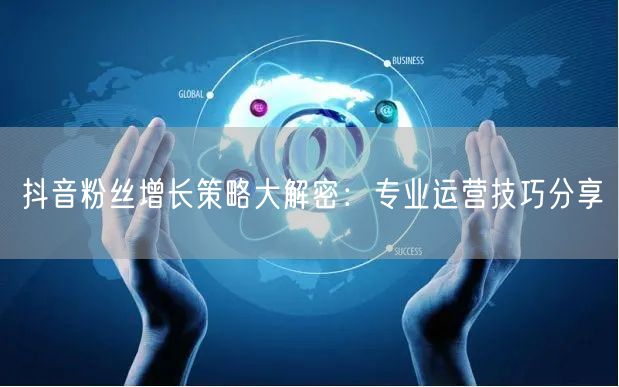 抖音粉丝增长策略大解密：专业运营技巧分享