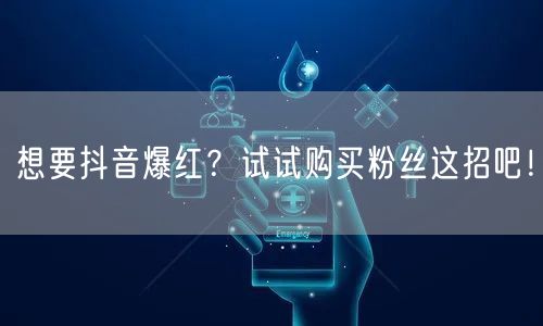 想要抖音爆红？试试购买粉丝这招吧！